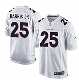 Nike Denver Broncos #25 Chris Harris Jr 2016 White Men's Game Event Jersey,baseball caps,new era cap wholesale,wholesale hats